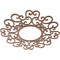Ekena Millwork Reims Wood Fretwork Pierced Ceiling Medallion, Walnut, 24"OD x 9 1/8"ID x 3/8"T CMWP24X24X0375REWA - alternate 2